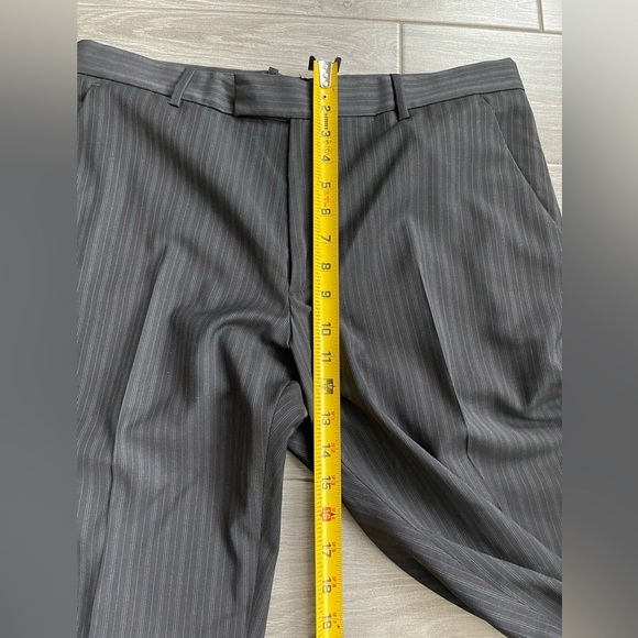 Theory| Wool Laine Pinstripe Trousers••• - Picture 10 of 12